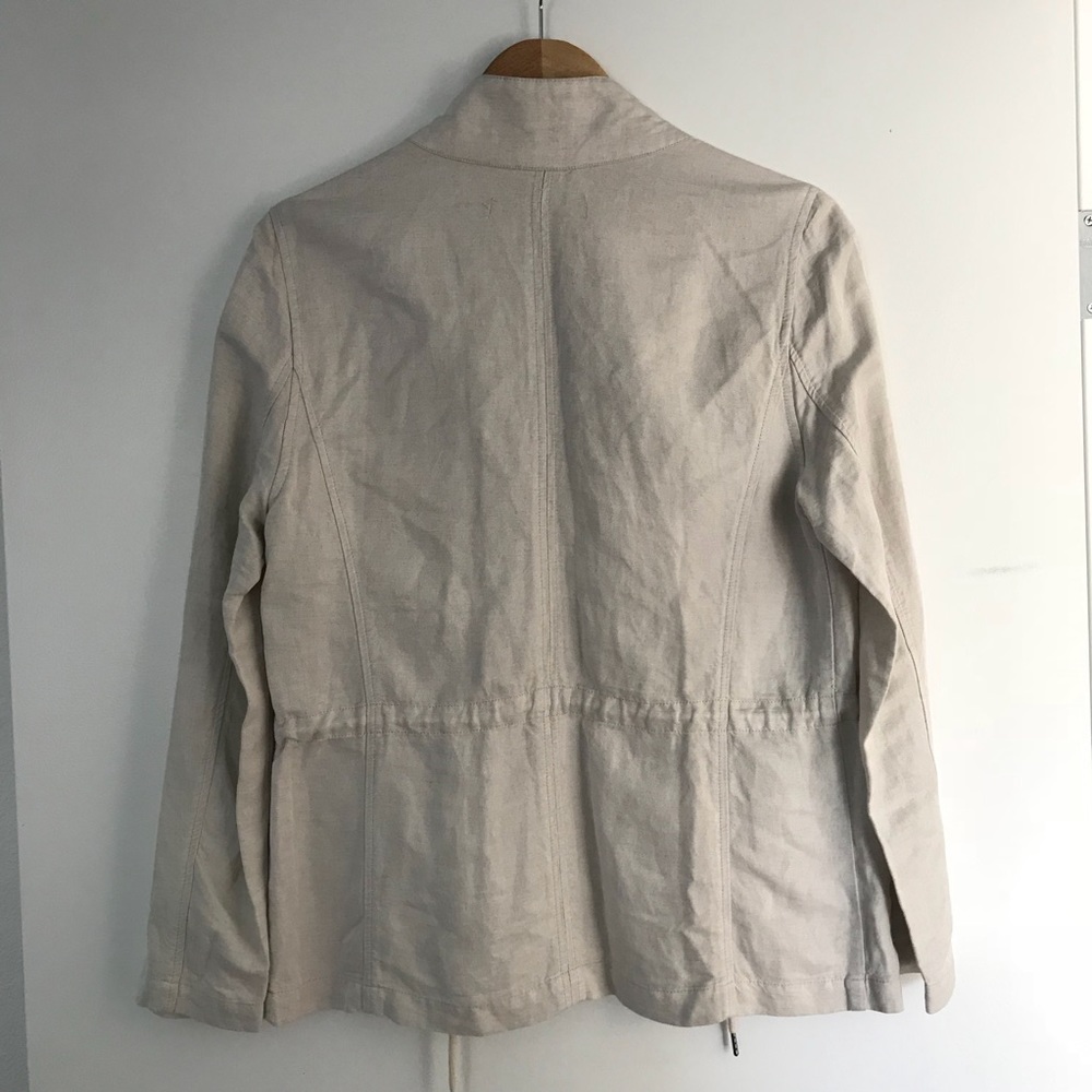 Linen Cargo Jacket - Picture 3 of 3
